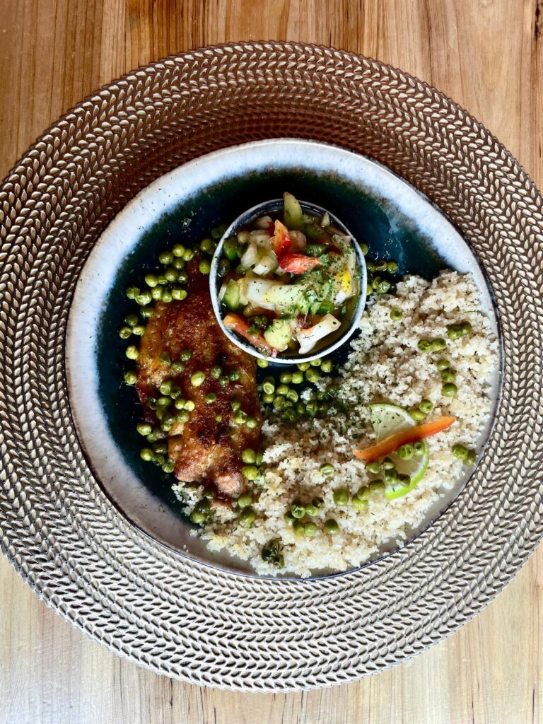 Attiéké au poisson Thieyp Ixelles