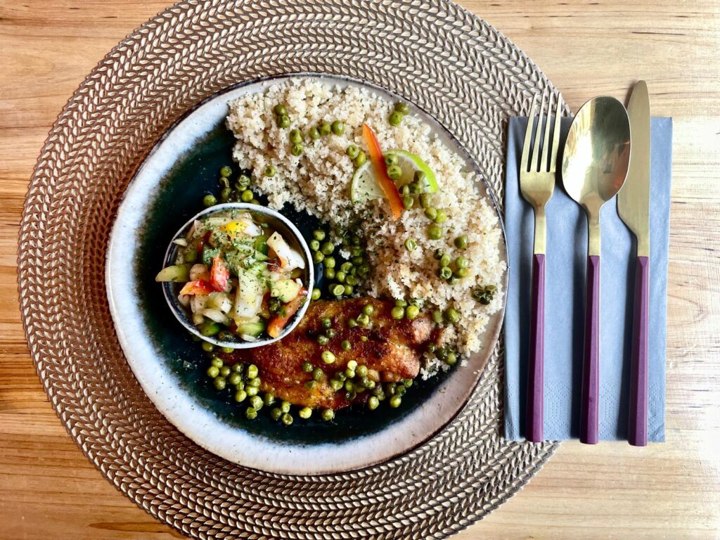 Attiéké au poisson | restaurant Africain Thieyp Ixelles